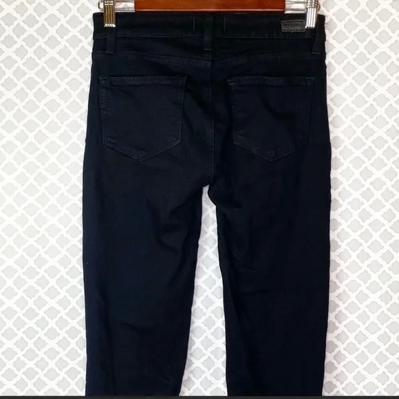 EUC Paige Dice Black Destructed Verdugo Ankle Jean - Picture 9 of 12